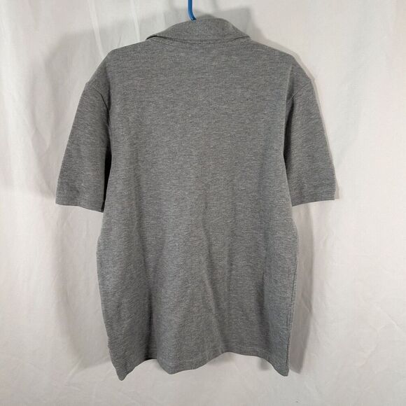 New Old Navy Polo Boys Medium Grey Short Sleeve Collared Cotton Blend - Picture 5 of 7